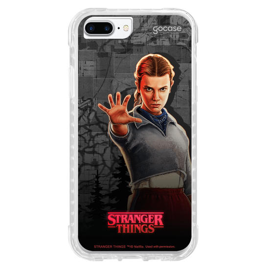 Capinha para celular  Stranger Things - Eleven Map