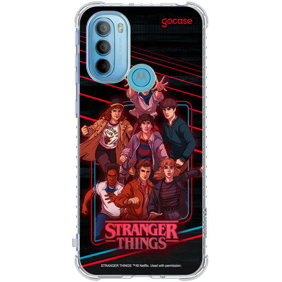 Capinha para celular  Stranger Things - Monster Hunters
