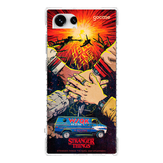 Capinha para celular  Stranger Things - O Grupo