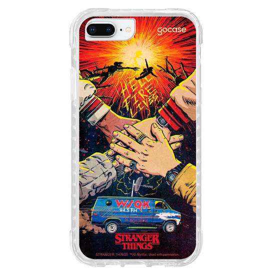Capinha para celular  Stranger Things - O Grupo