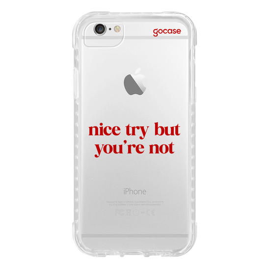 Capinha para celular  Nice try but you're not...