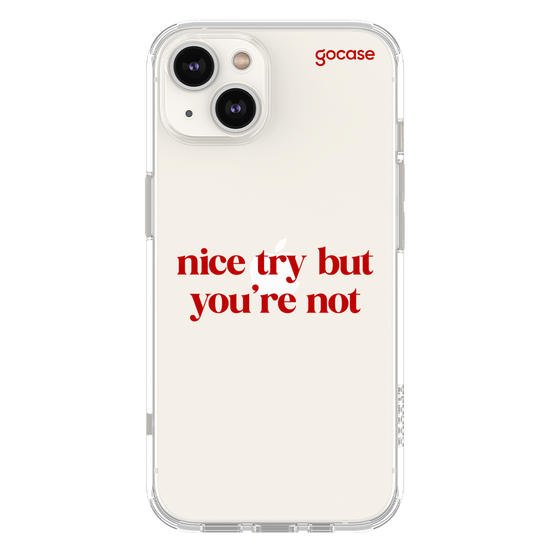  Nice try but you're not...