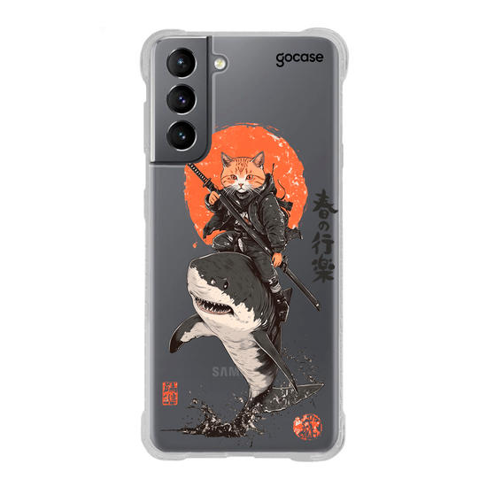 Capinha para celular  Ninja Cat's Ride Capinha para celular  Ninja Cat's Ride