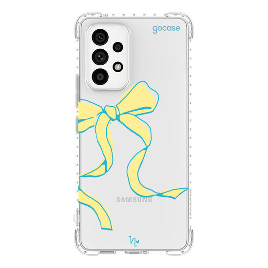 Capinha para celular  Nina Miano - Laço Girly Amarelo