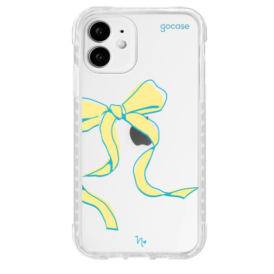 Capinha para celular  Nina Miano - Laço Girly Amarelo