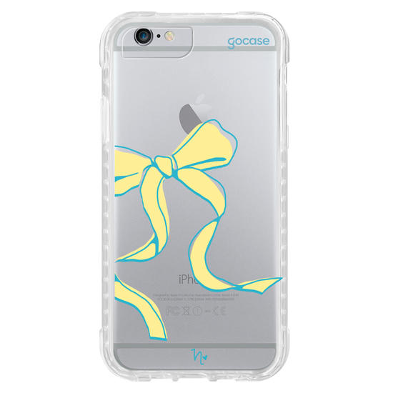 Capinha para celular  Nina Miano - Laço Girly Amarelo