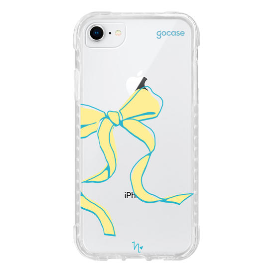 Capinha para celular  Nina Miano - Laço Girly Amarelo
