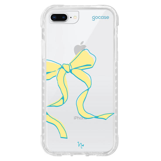 Capinha para celular  Nina Miano - Laço Girly Amarelo