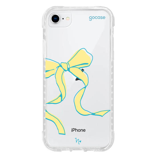 Capinha para celular  Nina Miano - Laço Girly Amarelo