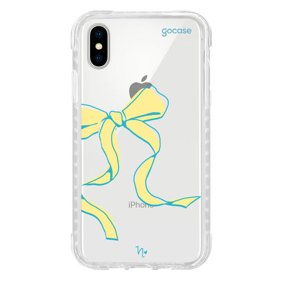 Capinha para celular  Nina Miano - Laço Girly Amarelo