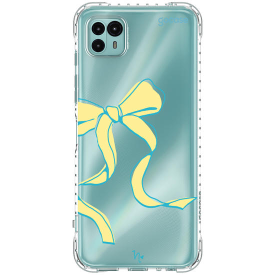 Capinha para celular  Nina Miano - Laço Girly Amarelo