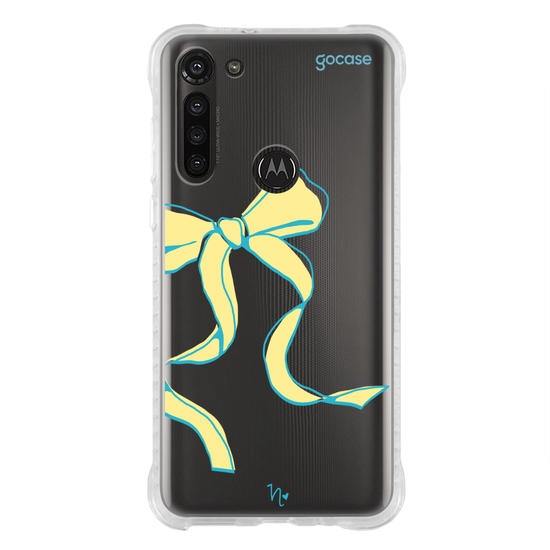 Capinha para celular  Nina Miano - Laço Girly Amarelo