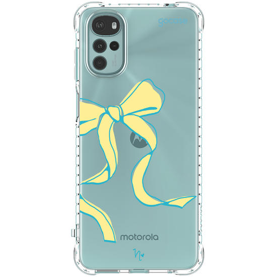 Capinha para celular  Nina Miano - Laço Girly Amarelo