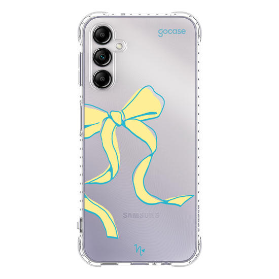 Capinha para celular  Nina Miano - Laço Girly Amarelo