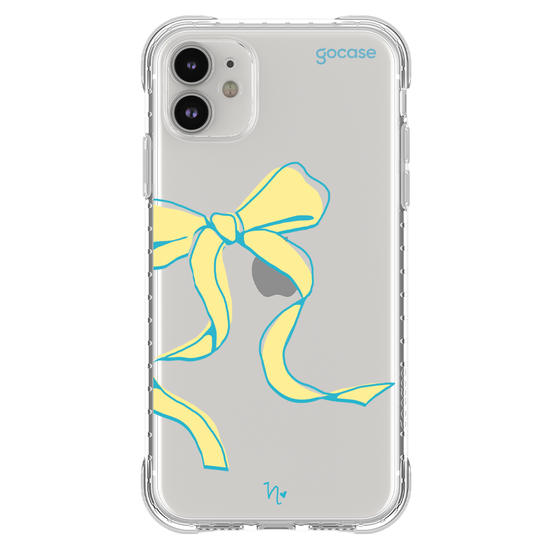 Capinha para celular  Nina Miano - Laço Girly Amarelo