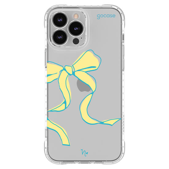 Capinha para celular  Nina Miano - Laço Girly Amarelo