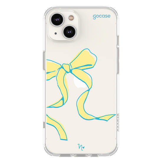 Capinha para celular  Nina Miano - Laço Girly Amarelo