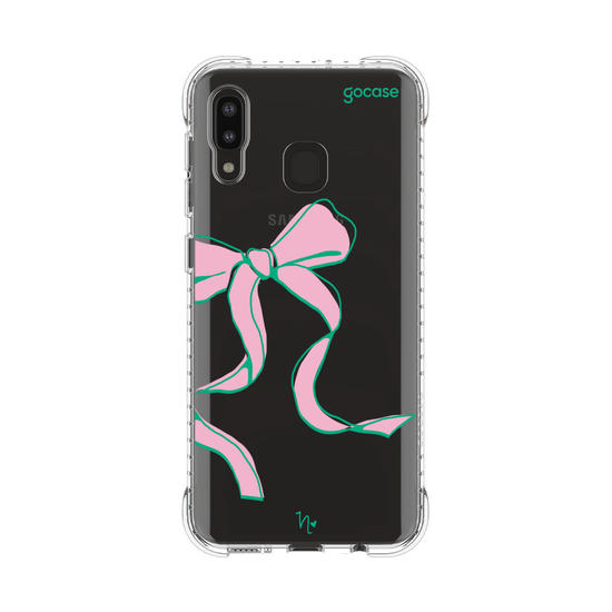 Capinha para celular  Nina Miano - Laço Girly Rosa