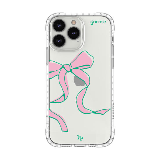 Capinha para celular  Nina Miano - Laço Girly Rosa