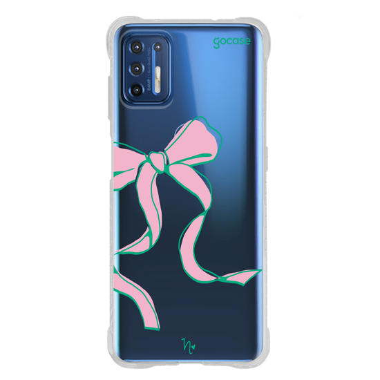 Capinha para celular  Nina Miano - Laço Girly Rosa