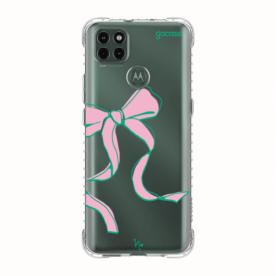 Capinha para celular  Nina Miano - Laço Girly Rosa