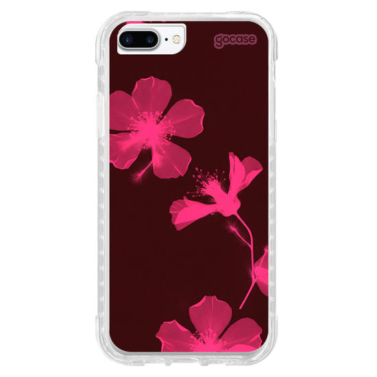 Capinha para celular  Nocturnal Pink Flowers