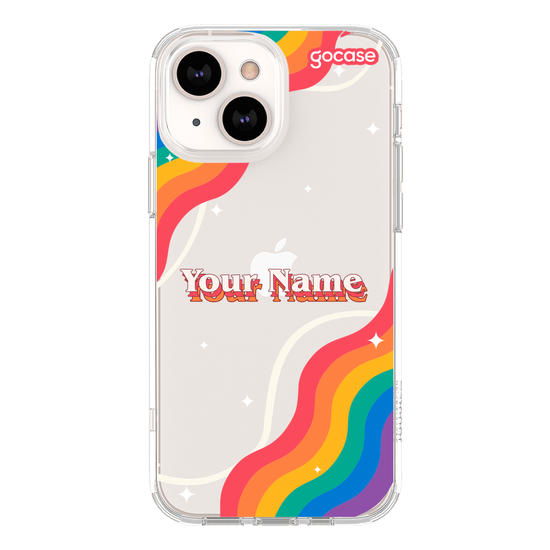 Name with Rainbow Phone Case