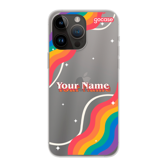 Name with Rainbow Phone Case
