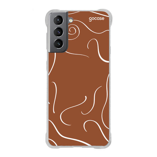 Capinha para celular Nome com Linhas