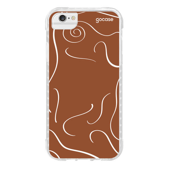 Capinha para celular Nome com Linhas