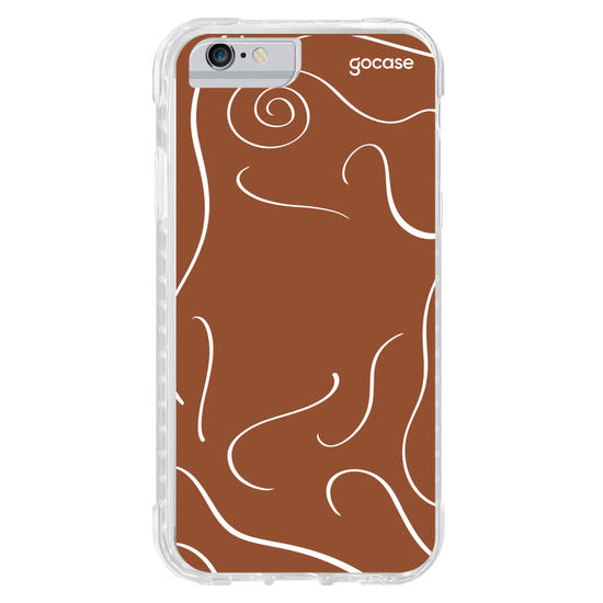Capinha para celular Nome com Linhas