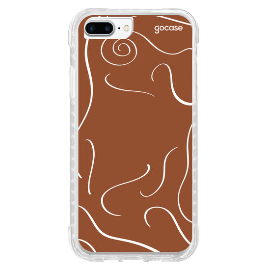 Capinha para celular Nome com Linhas