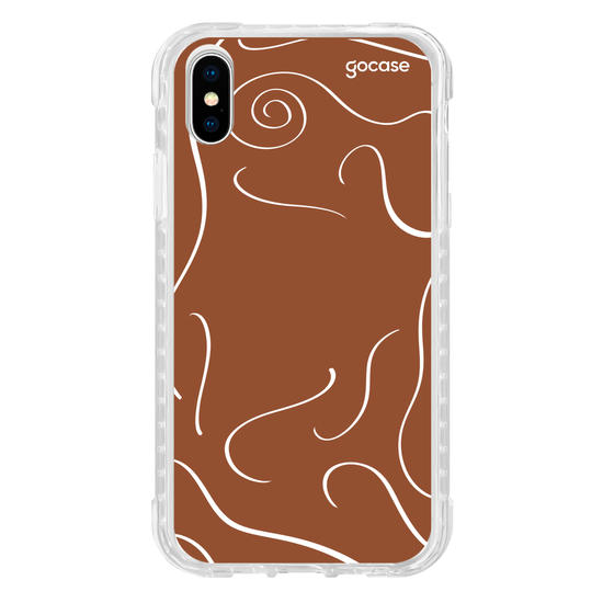 Capinha para celular Nome com Linhas