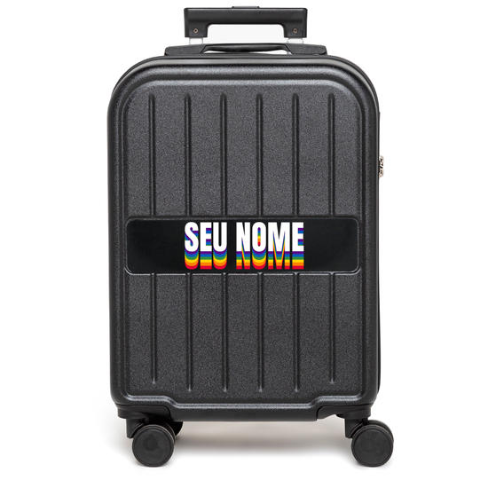 Mala de Bordo Trip - Seu Nome Pride