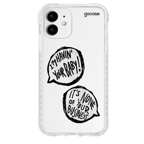 Capinha para celular  None of Your Business