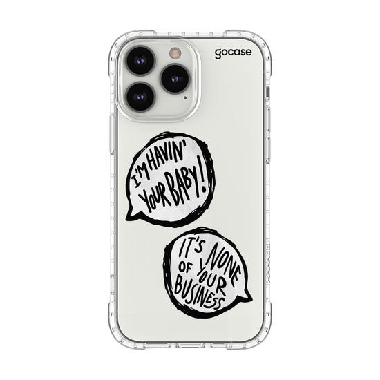 Capinha para celular  None of Your Business
