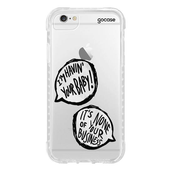 Capinha para celular  None of Your Business