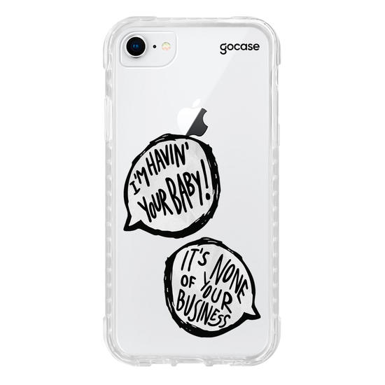 Capinha para celular  None of Your Business