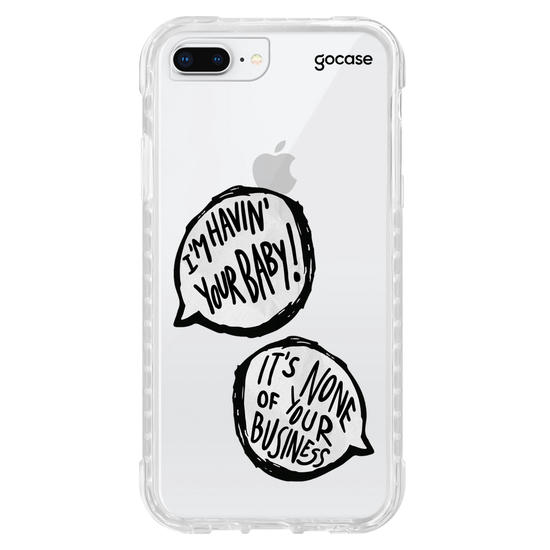 Capinha para celular  None of Your Business