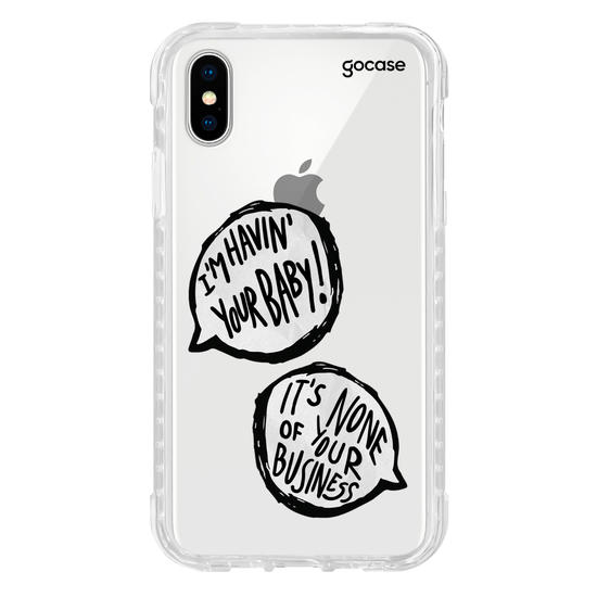 Capinha para celular  None of Your Business