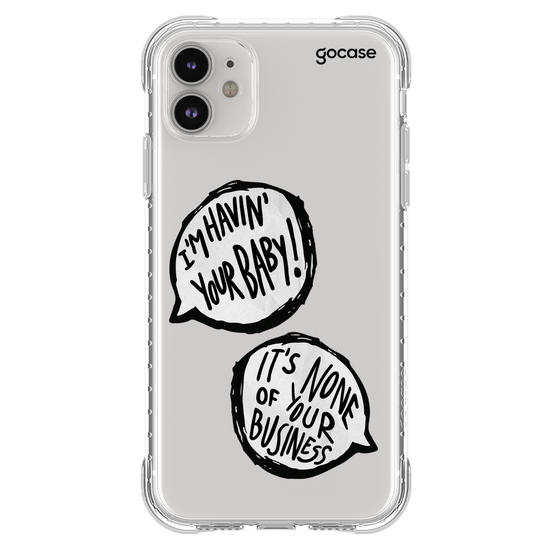 Capinha para celular  None of Your Business