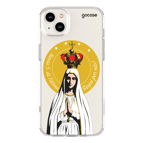 Capinha para celular Arte Nossa Senhora de Fatima, Rogai Por Nós 