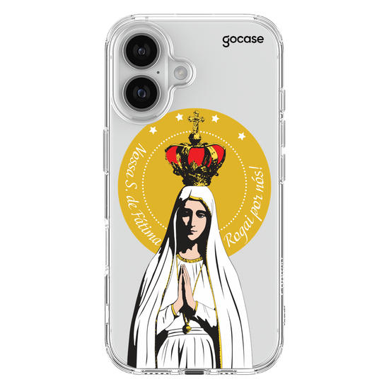 Capinha para celular Arte Nossa Senhora de Fatima, Rogai Por Nós 