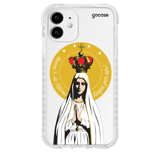 Capinha para celular Arte Nossa Senhora de Fatima, Rogai Por Nós 