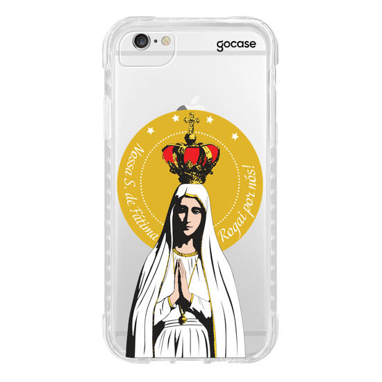 Capinha para celular Arte Nossa Senhora de Fatima, Rogai Por Nós 
