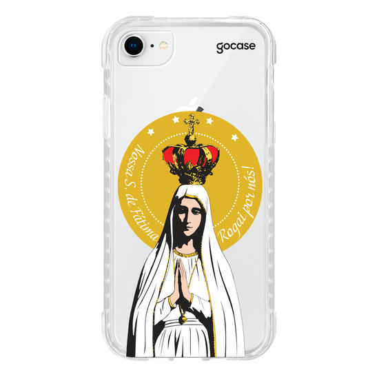 Capinha para celular Arte Nossa Senhora de Fatima, Rogai Por Nós 