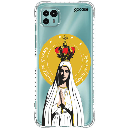 Capinha para celular Arte Nossa Senhora de Fatima, Rogai Por Nós 