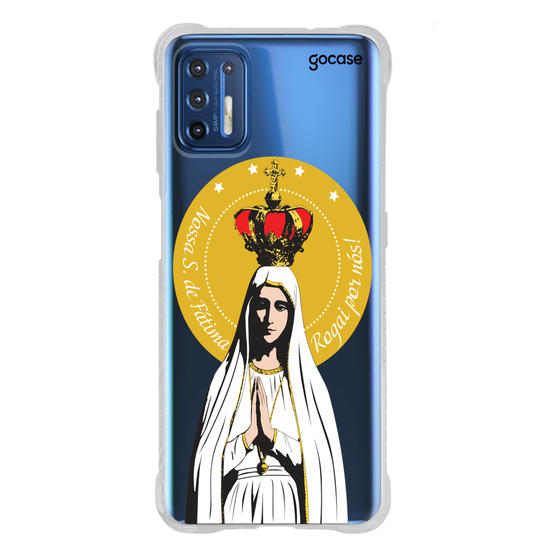 Capinha para celular Arte Nossa Senhora de Fatima, Rogai Por Nós 