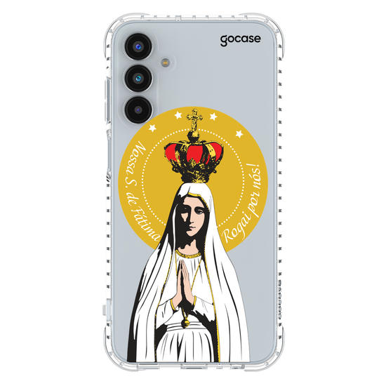 Capinha para celular Arte Nossa Senhora de Fatima, Rogai Por Nós 