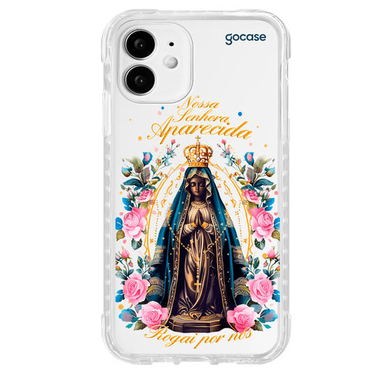 Capinha para celular  Nossa Senhora Aparecida Flores